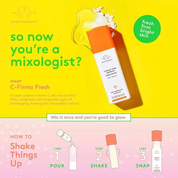 $30 PRICE DROP ✅ Drunk Elephant C-FIRMA Day Serum ~ FRESH DATE ✨NEW IN BOX